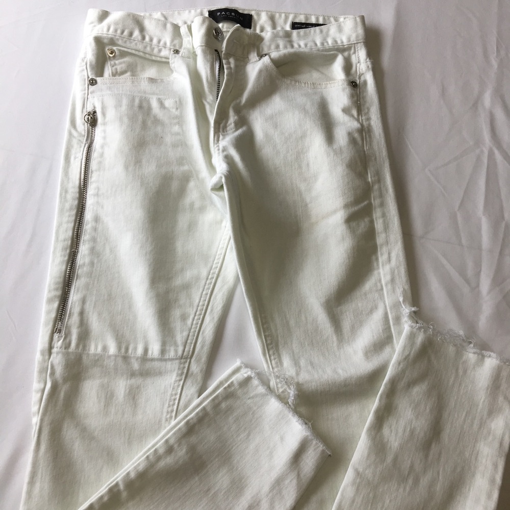 Pacsun Skinny Jeans With Side zip pocket Sz 28 - Picture 5 of 8